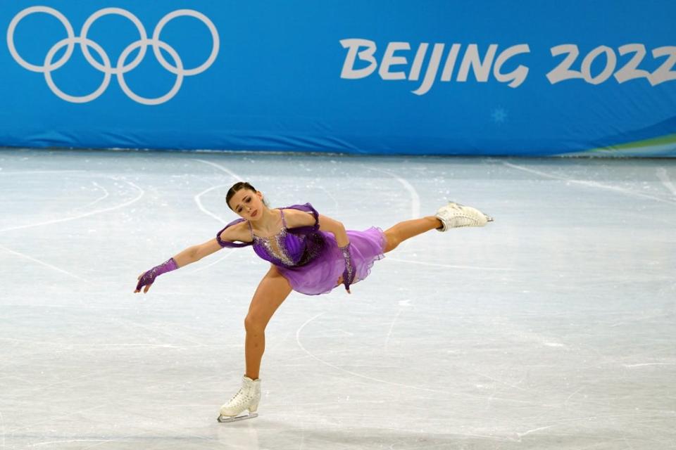 Kamila Valieva competed in the team event last week (Andrew Milligan/PA) (PA Wire)