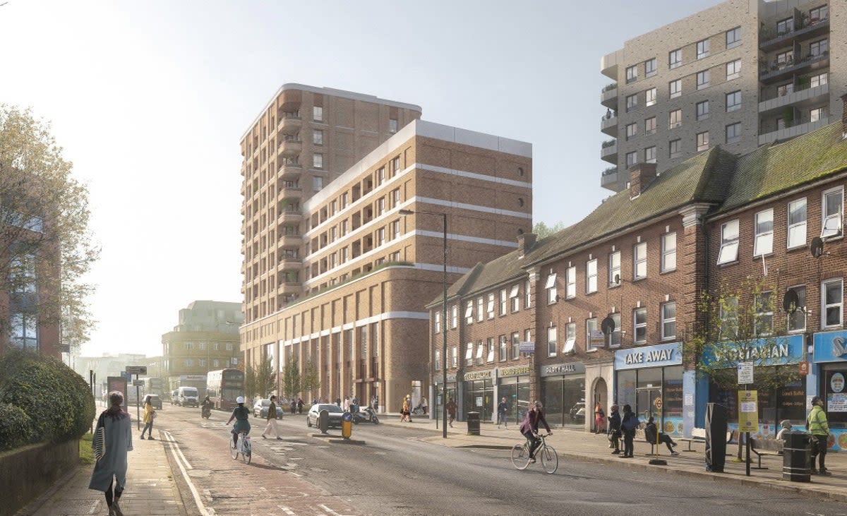 An artist's impression of the development (Notting Hill Genesis)