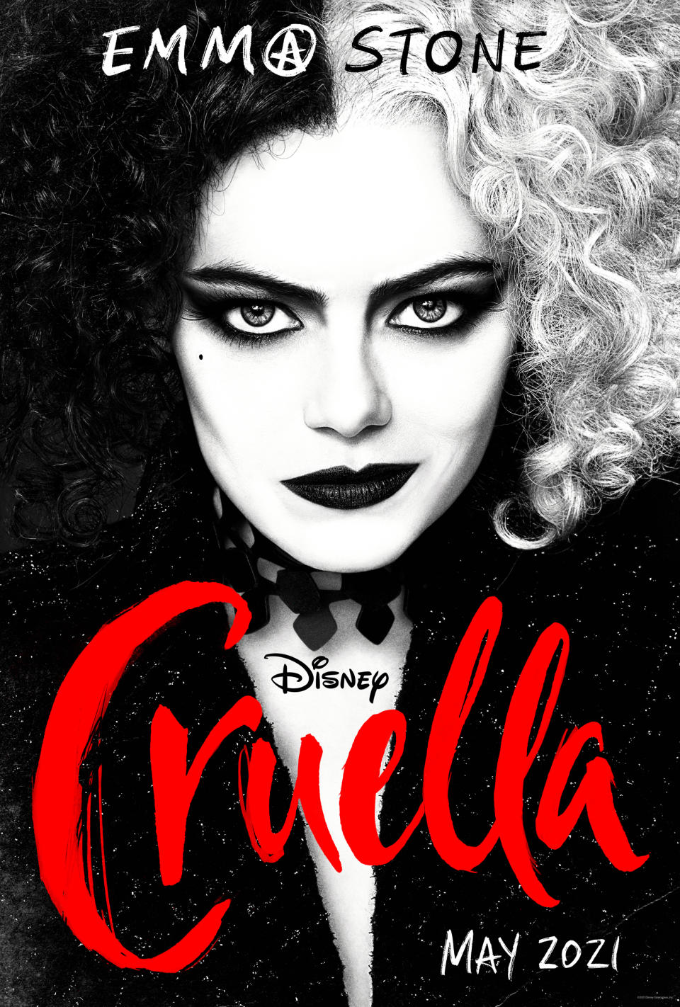 Poster art for Cruella (Disney)