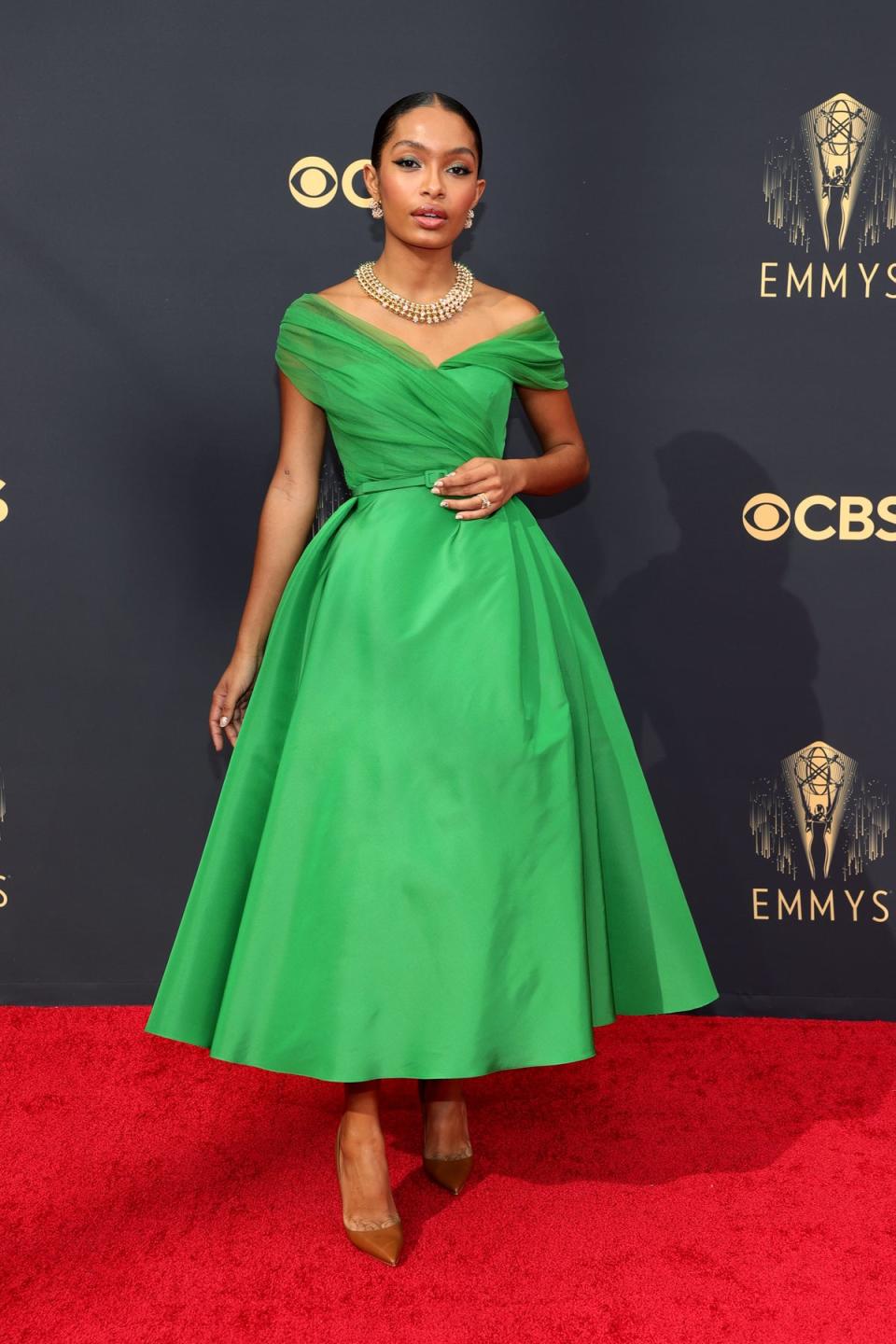 Yara Shahidi at the Emmy Awards 2021 (Getty Images)