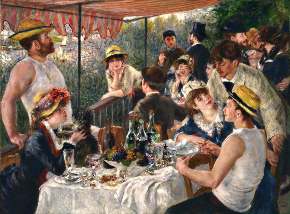 Renoir’s “Luncheon of the Boating Party” is one of the works featured in “Lasting Impressions.”