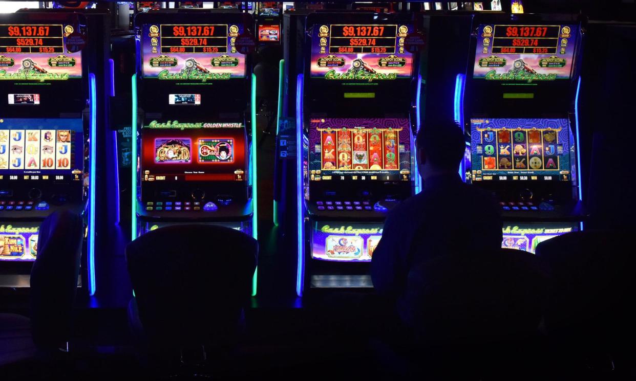 <span>One expert said gambling addiction pathways ‘are set down in adolescence’.</span><span>Photograph: Bloomberg/Getty Images</span>