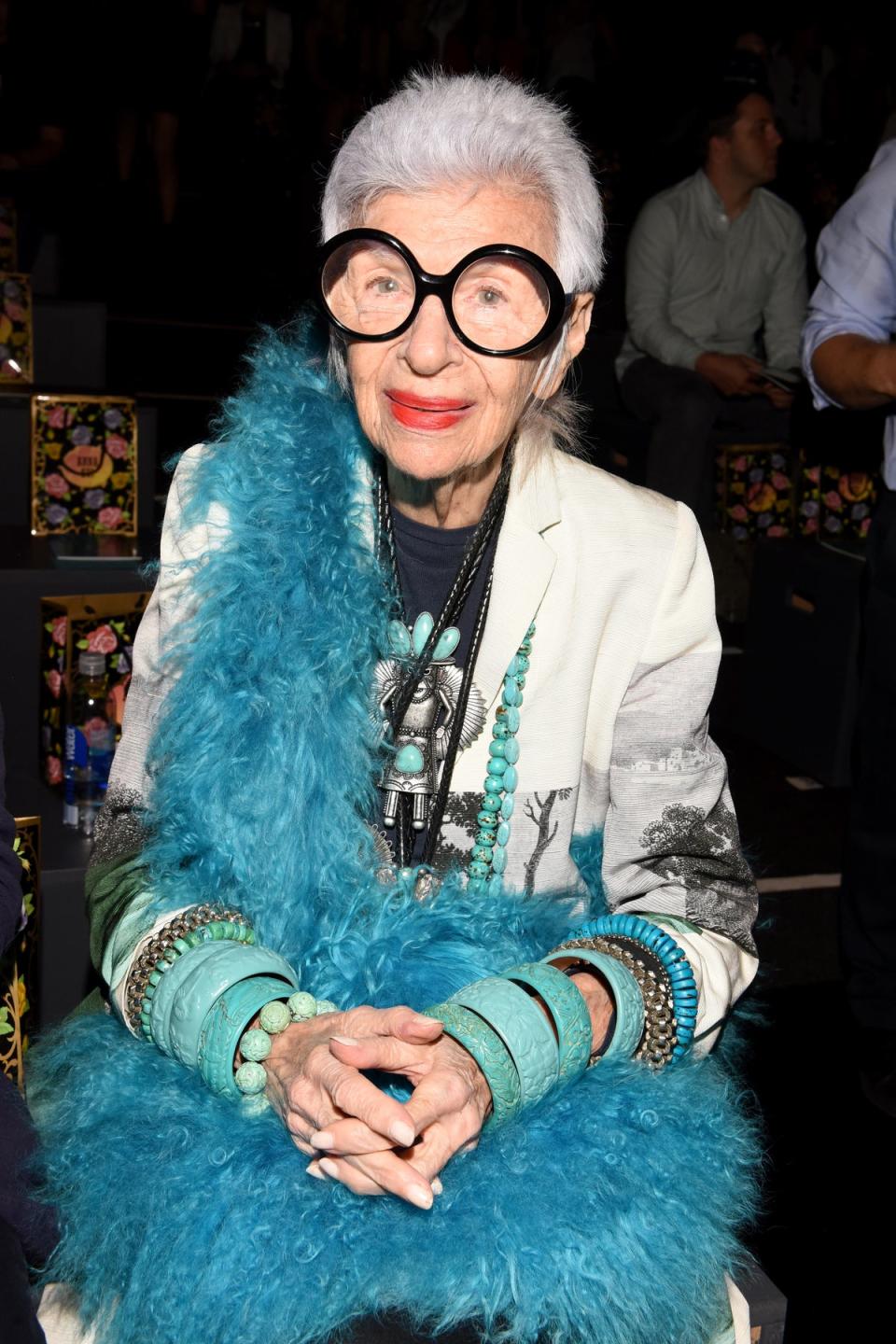 at Anna Sui’s Spring 2016 show during New York Fashion Week on September 16, 2015 (Photo by Vivien Killilea/Getty Images for NYFW: The Shows)