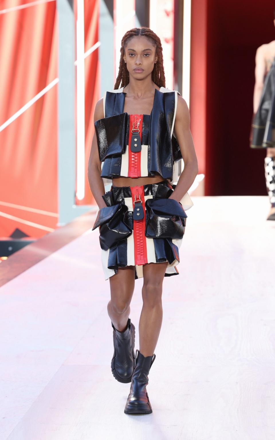 A model walks the runway during the Louis Vuitton Womenswear Spring/Summer 2023 show - Pascal Le Segretain/Getty Images