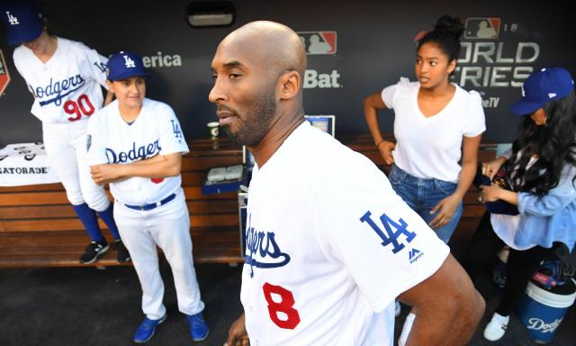 Los Angeles Dodgers #8/24 Kobe Bryant MLB Baseball Jersey -S.L.XL