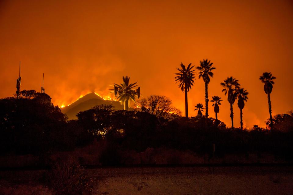 Image of the Thomas Fire