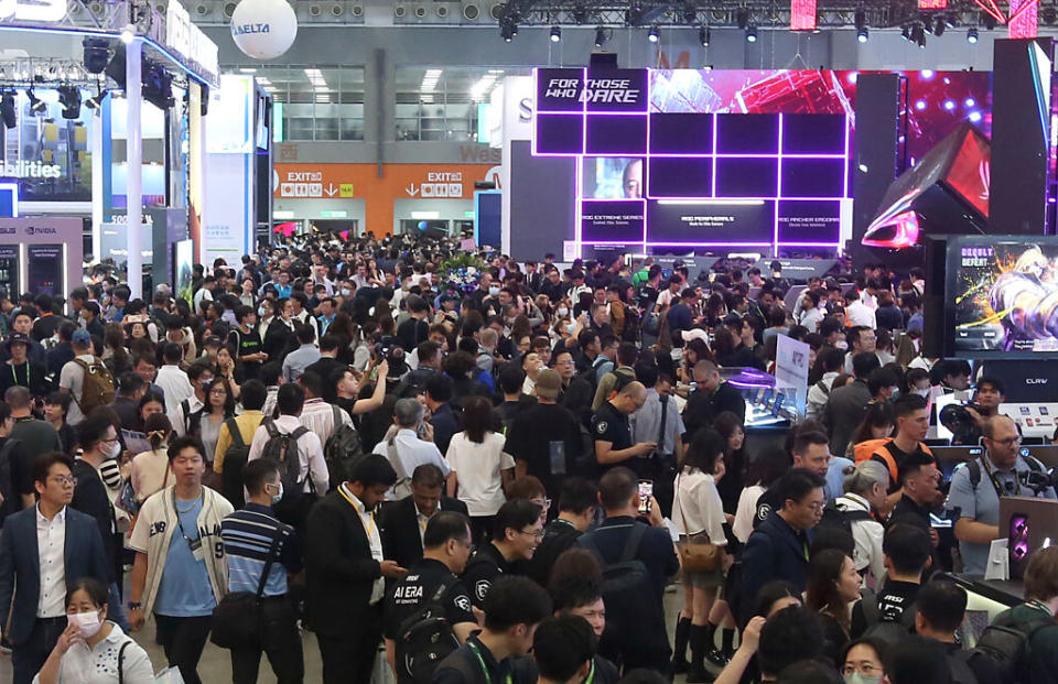 隨台北國際電腦展（COMPUTEX）登場，推升AI題材持續火熱，台科技類股受惠。圖／本報資料照片