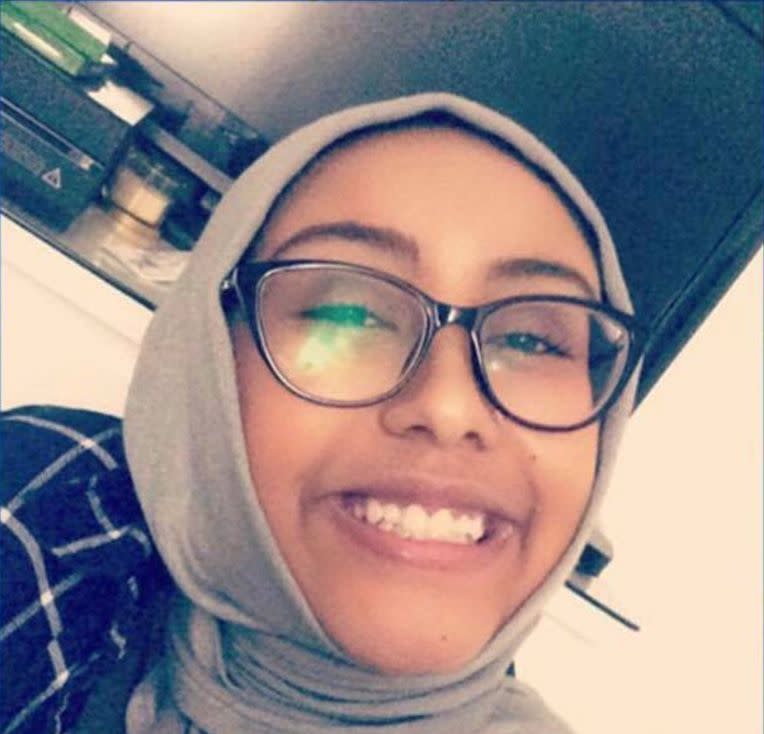 Nabra Hassanen was walking with friends who say&nbsp;they were threatened by a man with a baseball bat. (Photo: <a href="https://www.launchgood.com/project/for_nabra#/" target="_blank">Launchgood</a>)