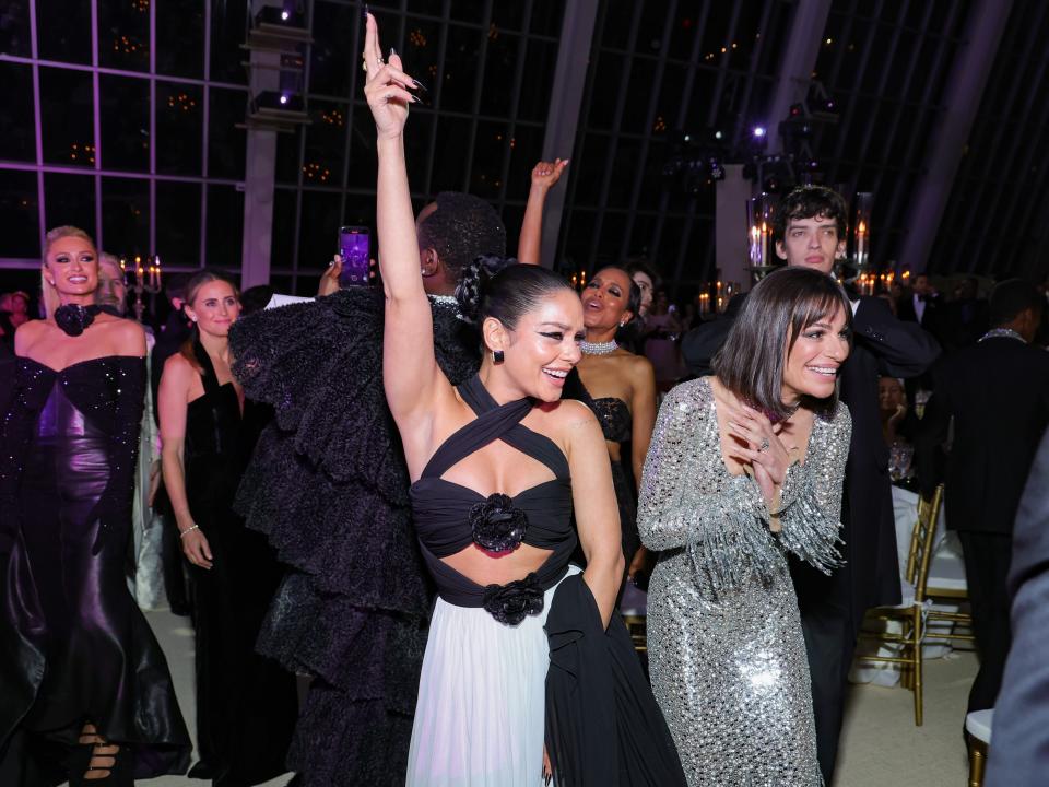 Vanessa Hudgens and Lea Michele attend the 2023 Met Gala