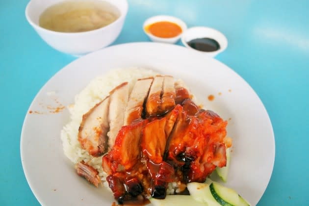best char siew stalls singapore -Uncle Louis Char Siew Rice