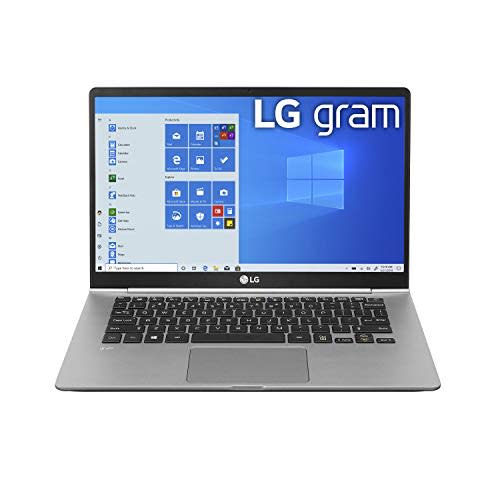 LG Gram Laptop - 14" Full HD IPS, Intel 10th Gen Core i5 (10210U CPU), 8GB DDR4 2666MHz RAM, 512GB NVMeTM SSD, Up to 22.5 Hours Battery, Intel UHD Graphics - 14Z995-U.ARS6U1 (2020) (Amazon / Amazon)