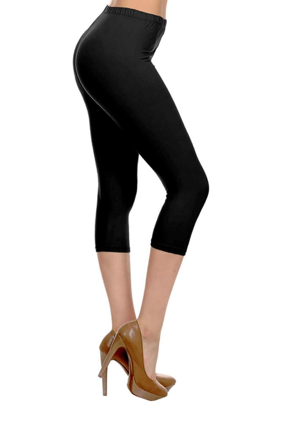 11) High Waisted Capri Leggings