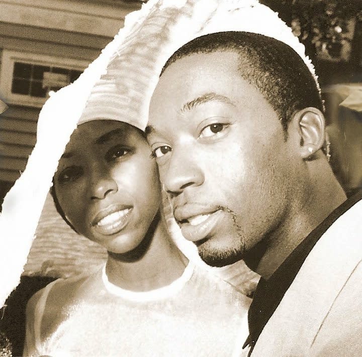 Anthony and Dajuana Mayers on their wedding day 20 years ago. (Photo: Courtesy Mecca Mayers)