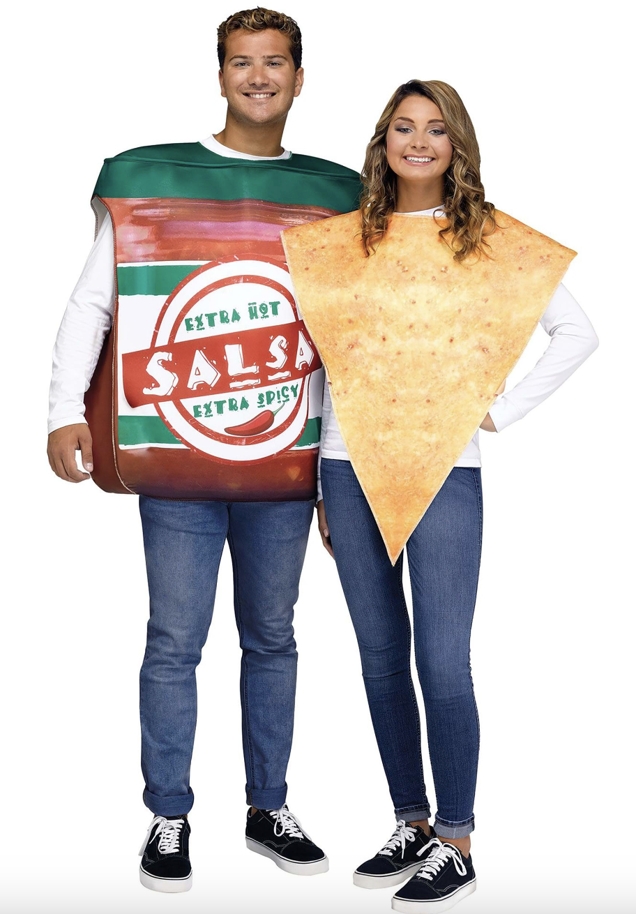 Adult Chips and Salsa Couple's Costume (Photo via Walmart)