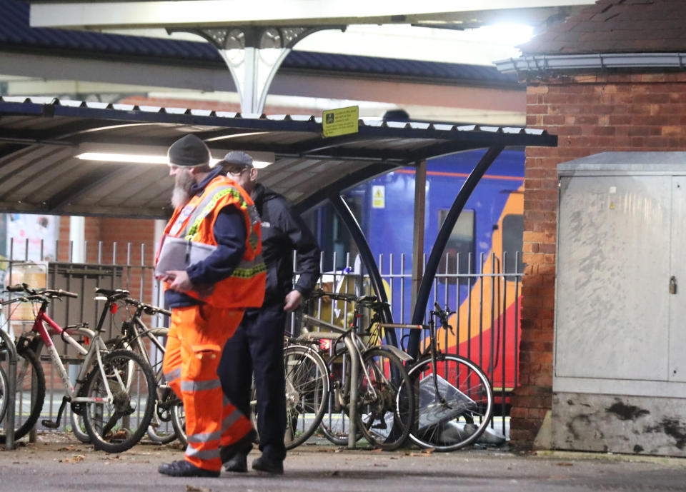 A murder investigation is under way after a man was stabbed to death onboard the 12.58pm South Western Railway service from Guildford to London Waterloo. (PA)