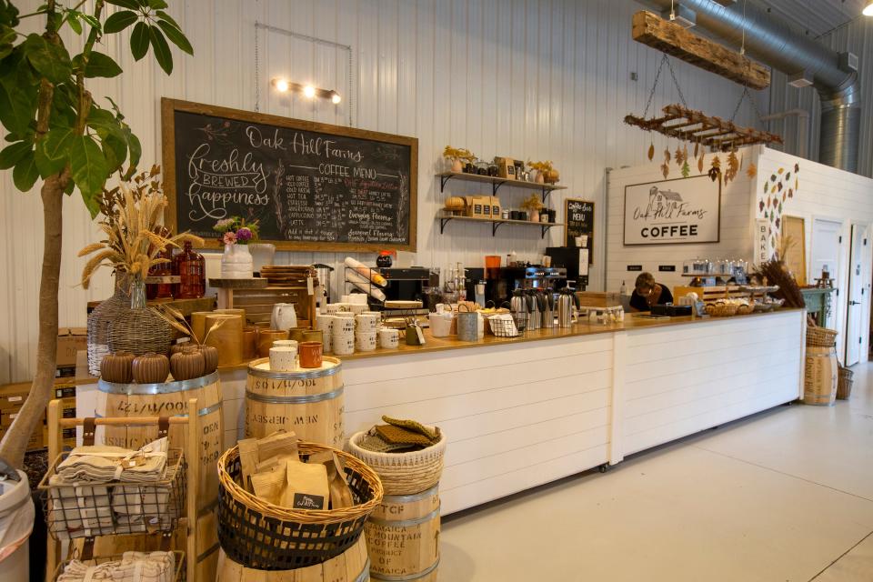 Items for sale at Oak Hill Farms, a two-year-old Holmdel provider of high-quality, hand-crafted and natural products, including candles, jams and jellies, and health and beauty aids. Tuesday, September 13, 2022.