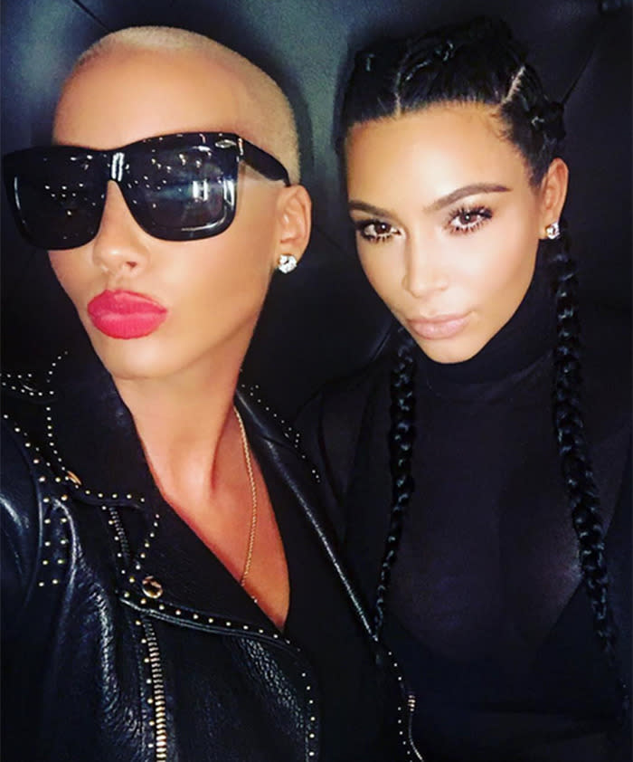 Kim Kardashian invited Amber Rose over to call a truce