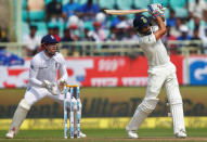 Cricket - India v England - Second Test cricket match - Dr. Y.S. Rajasekhara Reddy ACA-VDCA Cricket Stadium, Visakhapatnam, India - 17/11/16. India's Virat Kohli plays a shot. REUTERS/Danish Siddiqui