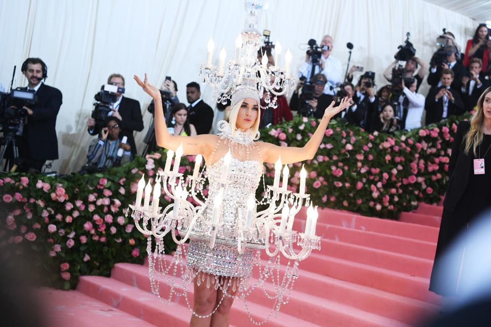 Katy Perry, worst dressed met gala celebrities list, Costume Institute Benefit celebrating the opening of Camp: Notes on Fashion, Arrivals, The Metropolitan Museum of Art, New York, USA - 06 May 2019