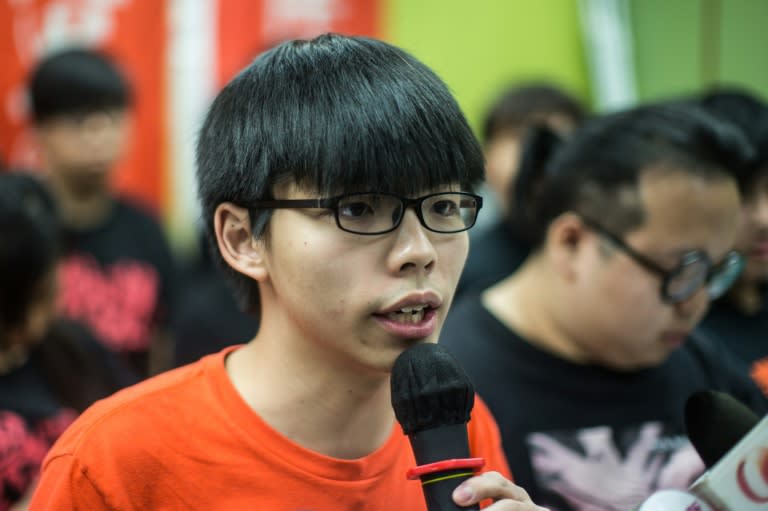 Pro-democracy student protester Joshua Wong was one of the leading figures in the mass rallies in 2014 that brought parts of Hong Kong to a standstill