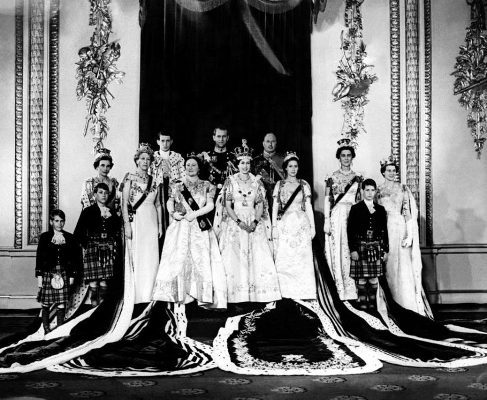 The Queen at her Coronation (AFP via Getty Images)