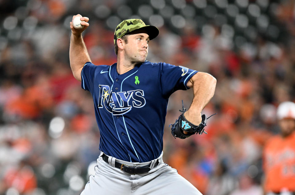 The Rays bullpen is always tough to figure out, but Jason Adam can help your fantasy baseball ratios and is picking up saves. (Photo by G Fiume/Getty Images)