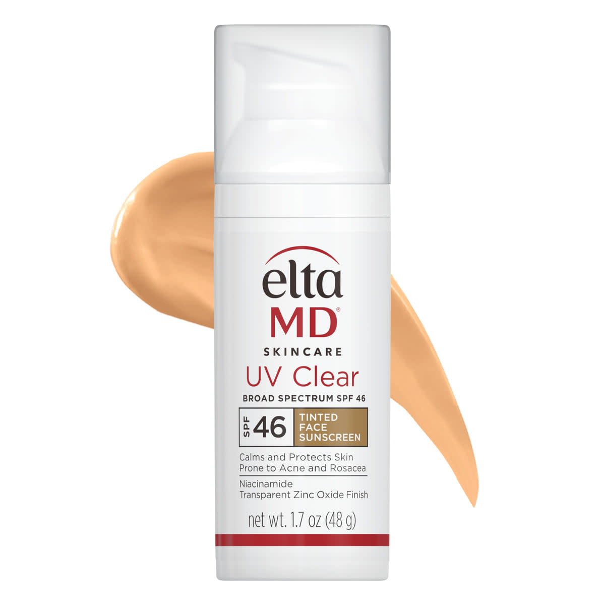 <p><a href="https://eltamd.com/collections/tinted-sunscreen/products/eltamd-uv-clear-tinted-broad-spectrum-spf-46" rel="nofollow noopener" target="_blank" data-ylk="slk:Shop Now;elm:context_link;itc:0;sec:content-canvas" class="link rapid-noclick-resp">Shop Now</a></p><p>UV Clear Tinted Broad-Spectrum SPF 46</p><p>eltamd.com</p><p>$45.00</p><span class="copyright">Amazon</span>