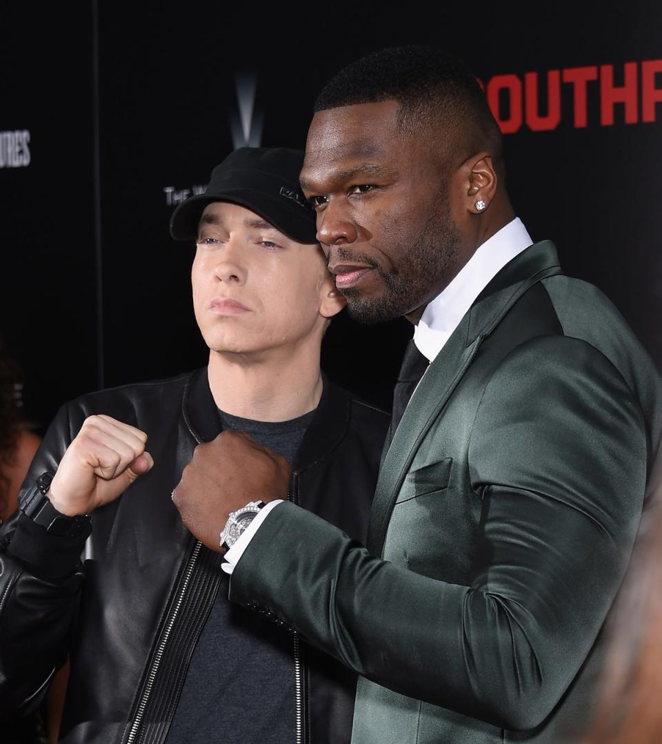 Eminem and 50 Cent (Getty Images)