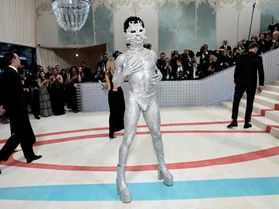 Lil Nas X attends the 2023 Met Gala.