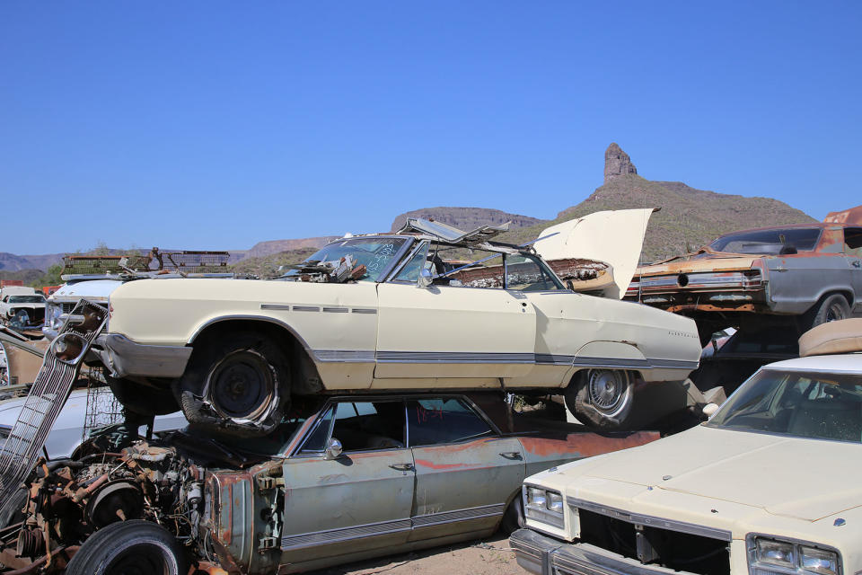 <p>Arizona’s Desert Valley Auto Parts has this 1966 Buick Electra 225 convertible parts car in stock at its Black Canyon City location. It seems a shame that it’s not being offered as a project car, after all it appears to be solid, and rather desirable too. Only 7175 of these were built.</p>