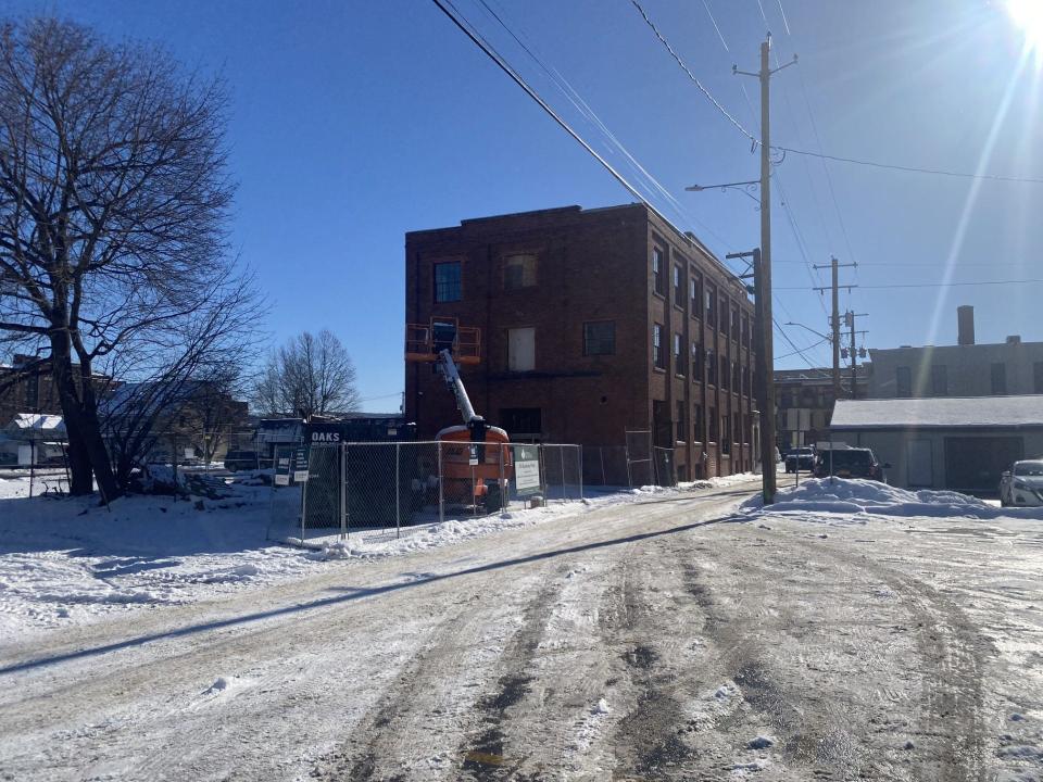 The Warehouse building at 310 Academy Place in Elmira is a former warehouse formerly owned by the Brand family.