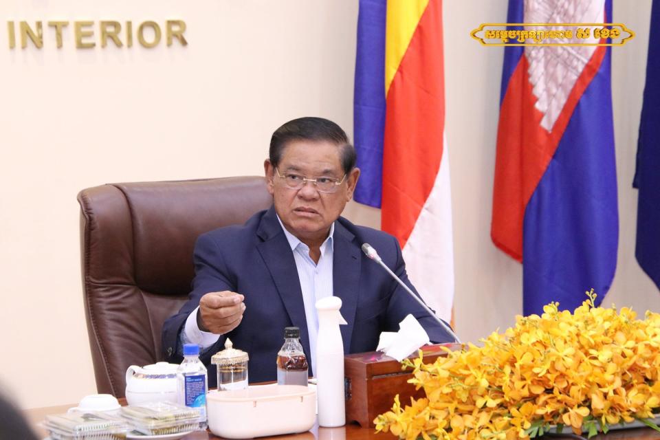 柬埔寨內政部長韶肯。（翻攝自韶肯臉書）