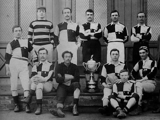 Wharton (seated second from left) with his Darlington FC teammates in 1887Arthur Wharton Foundation