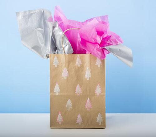 Does wrapping a present with tissue paper before putting it in a gift bag  reduce the chance of tears in the bag? - Quora