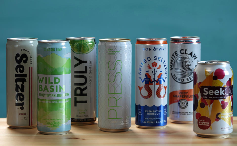 By every metric, and no matter who is calculating the data, the growth of hard seltzer has been astounding. Sales are up 210% in the past six months. (Abel Uribe/Shannon Kinsella/Chicago Tribune/TNS via Getty Images)