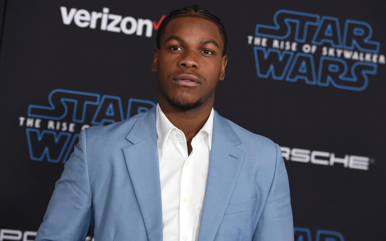 ohn Boyega arrives at the world premiere of "Star Wars: The Rise of Skywalker" in Los Angeles - Invision