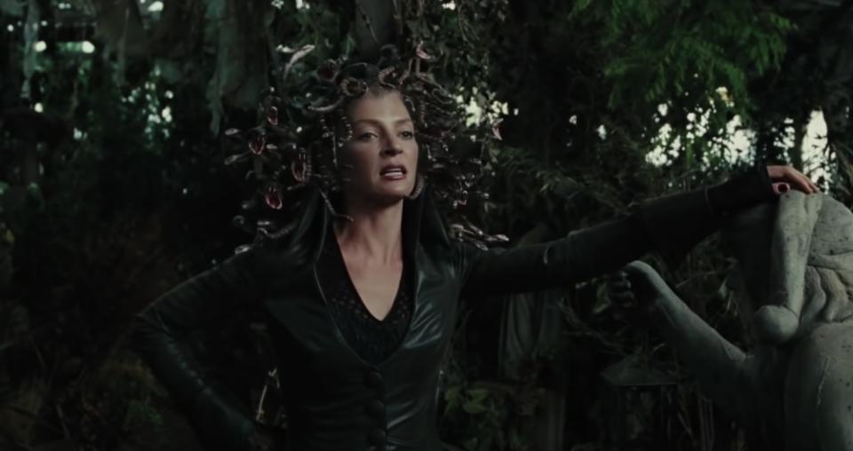 Uma Thurman as Medusa in Percy Jackson & The Olympians: The Lightning Thief