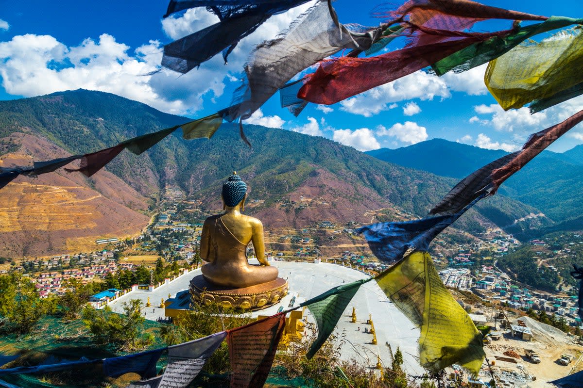 Bhutan’s Great Buddha Dordenma statue near Thimphu (Getty Images/iStockphoto)