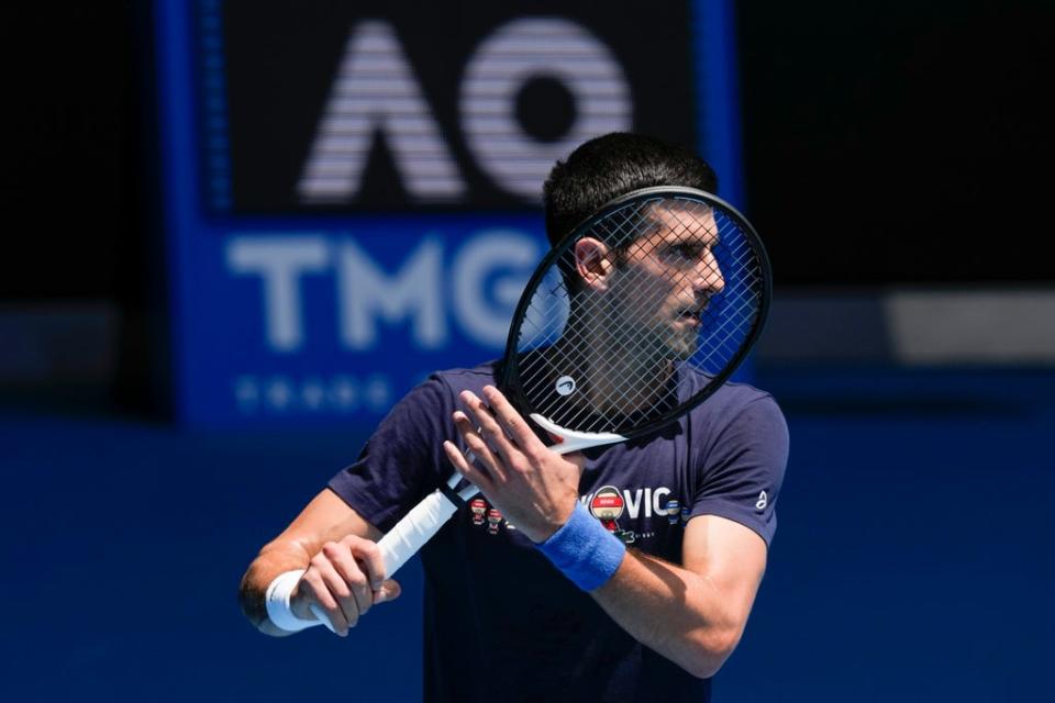 Australian Open Djokovic (Copyright 2022 The Associated Press. All rights reserved)