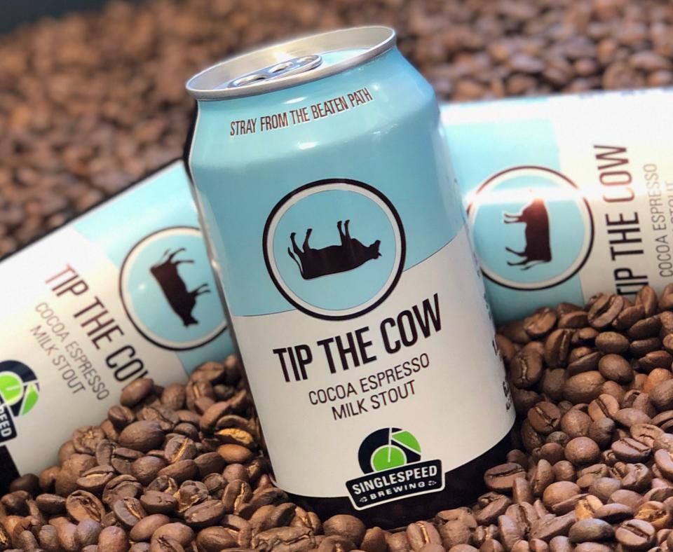 Tip the Cow beer won the Register's 2024 all-Iowa Beer Bracket. It's brewed by SingleSpeed Brewing Co. in Waterloo.