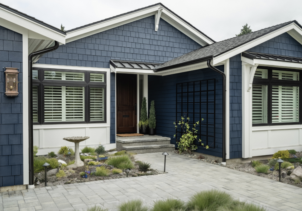 a house with a front yard