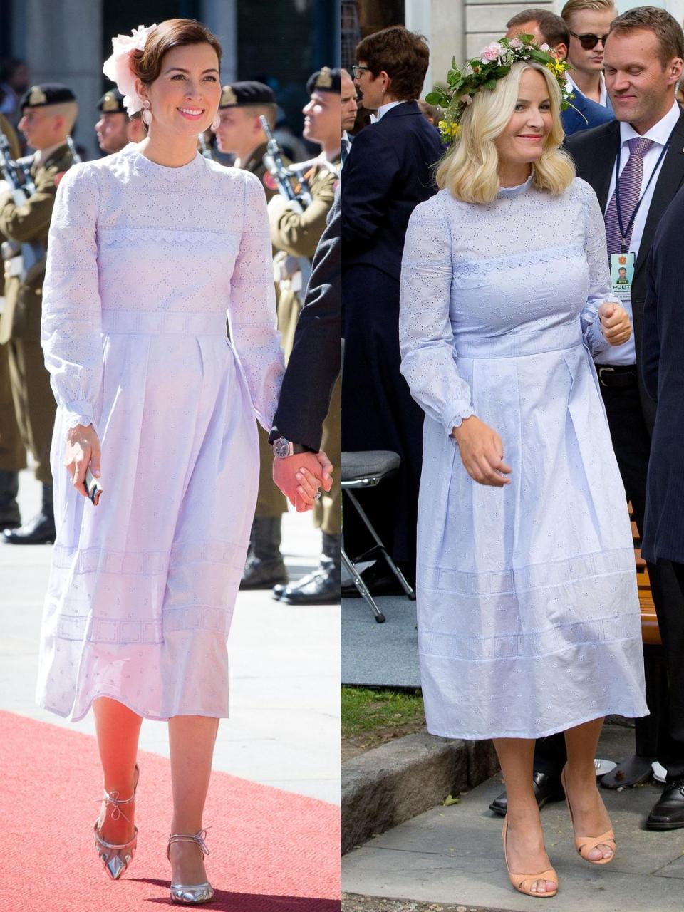 16) Princess Claire of Luxembourg & Princess Mette Marit of Norway