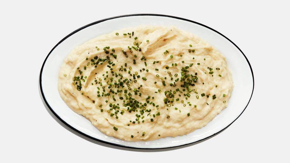 Mashed Baked Potatoes with Chives