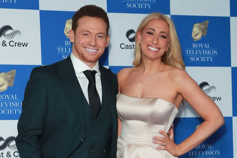 Stacey Solomon has rushed to her husband Joe Swash's defence after he was savagely slammed by online trolls -Credit:Dave Benett/Getty Images
