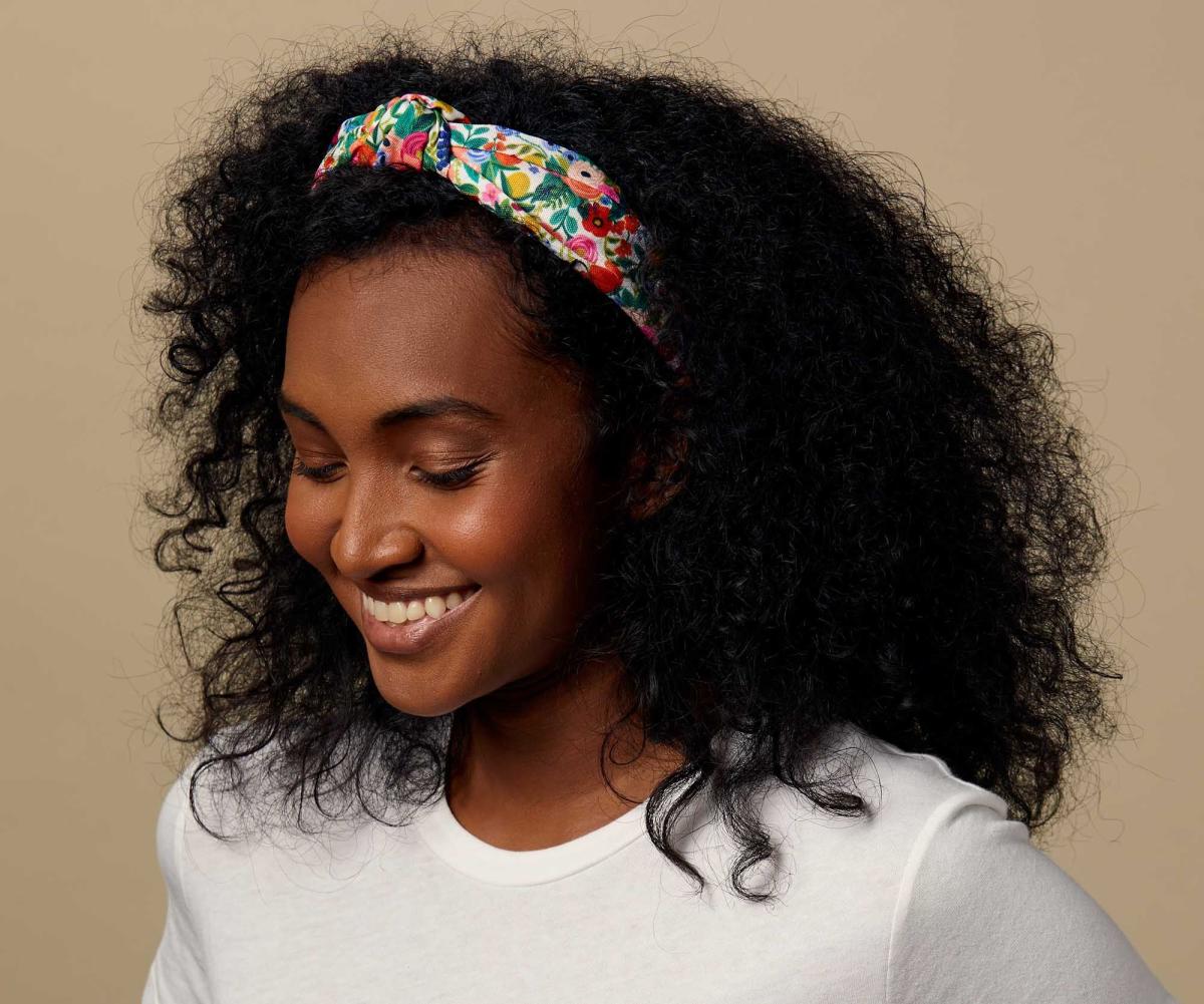 Be the first to shop Rifle Paper Co.'s new scrunchies, scarves and headbands