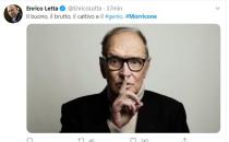 L'omaggio al maestro Ennio Morricone