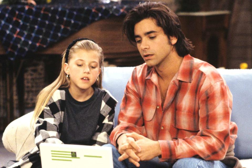 <p>ABC Photo Archives/Disney General Entertainment Content via Getty</p> Jodie Sweetin and John Stamos on 