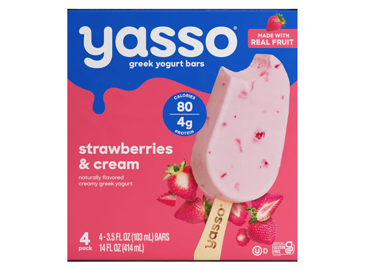 Yasso Strawberries&Cream Frozen Greek Yogurt Bar