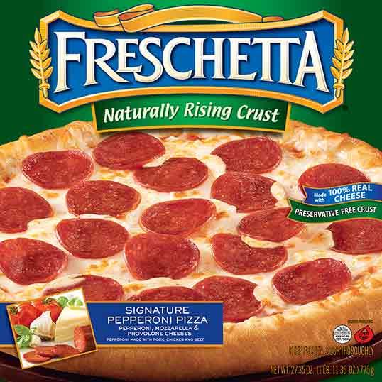 8. Freschetta Naturally Rising Crust Pepperoni Pizza