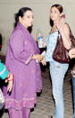Esha Deol is seen here with her mother-in-law.